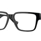 Versace VE3346F Rectangle Eyeglasses  GB1-Black 55-142-16 - Color Map Black