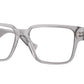 Versace VE3346 Rectangle Eyeglasses  593-Grey Transparent 55-140-16 - Color Map Grey