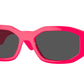 Versace VE4361 Irregular Sunglasses  531887-Fuxia Fluo 53-140-18 - Color Map Violet