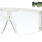 Versace VE4393 Irregular Sunglasses  401/1W-White 46-120-148 - Color Map White