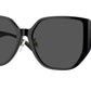 Versace VE4449D Square Sunglasses  GB1/87-Black 58-140-16 - Color Map Black