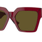 Versace VE4458 Butterfly Sunglasses  543073-Bordeaux 54-135-19 - Color Map Red