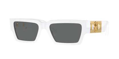 Versace VE4459 Rectangle Sunglasses  314/87-White 54-140-18 - Color Map White