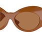 Versace VE4462 Irregular Sunglasses  544773-Caramel 58-115-20 - Color Map Beige