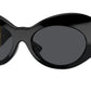 Versace VE4462 Irregular Sunglasses  GB1/87-Black 58-115-20 - Color Map Black