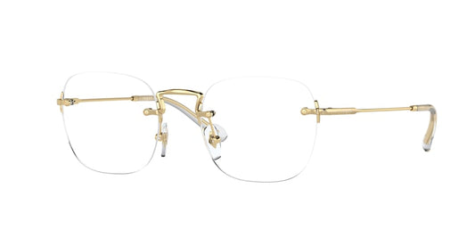Vogue VO4219 Rectangle Eyeglasses  280-BRUSHED GOLD 49-19-145 - Color Map gold