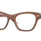 Vogue VO5446 Cat Eye Eyeglasses  3010-OPAL BROWN 52-18-135 - Color Map light brown
