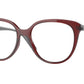 Vogue VO5451F Phantos Eyeglasses  2924-TRANSPARENT BORDEAUX 53-16-140 - Color Map bordeaux