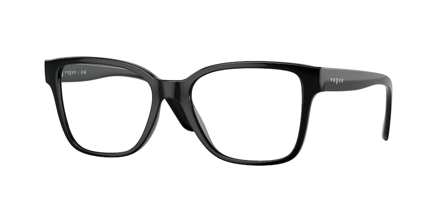 Vogue VO5452F Square Eyeglasses  W44-BLACK 53-16-140 - Color Map black