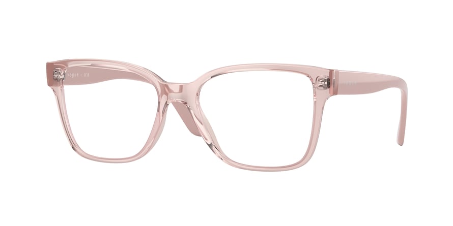 Vogue VO5452 Square Eyeglasses  2942-TRANSPARENT PINK 53-17-140 - Color Map pink