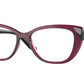 Vogue VO5455 Cat Eye Eyeglasses  2989-TRANSPARENT CHERRY 53-16-135 - Color Map purple/reddish