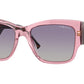Vogue VO5462S Square Sunglasses  28368J-TRANSPARENT PINK 54-18-140 - Color Map pink