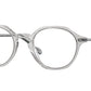 Vogue VO5472 Irregular Eyeglasses  2820-TRANSPARENT GREY 49-21-145 - Color Map grey