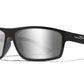 WILEY X WX Peak Sunglasses  Gloss Black 65-15-130