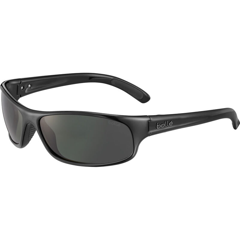 Bolle Anaconda Sunglasses  Shiny Black Hd Polarized Tns One Size