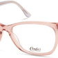 Candies CA0196 Square Eyeglasses 072-072 - Shiny Pink