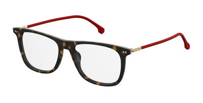 Carrera 144/V Rectangular Eyeglasses 02IK-Havana Gold