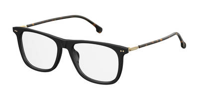 Carrera 144/V Rectangular Eyeglasses 02M2-Black Gold