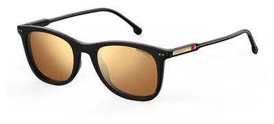Carrera 197/S Rectangular Sunglasses 0807-Black (Back Order 2 weeks)