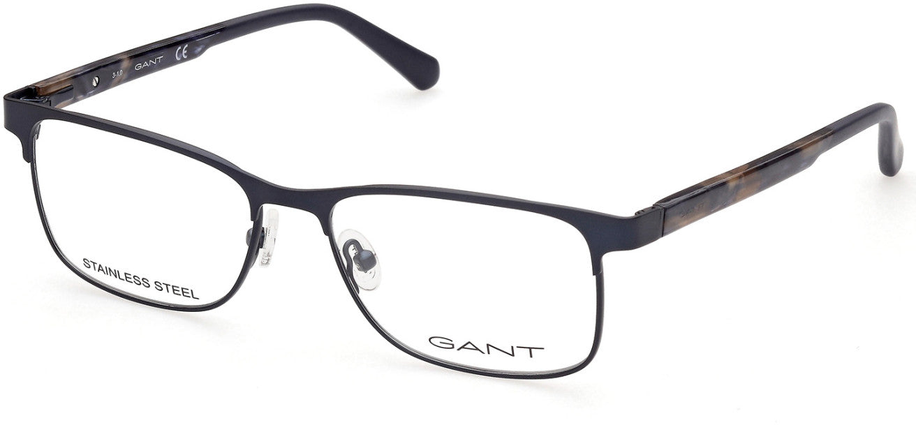 Gant GA3234 Rectangular Eyeglasses 091-091 - Matte Blue
