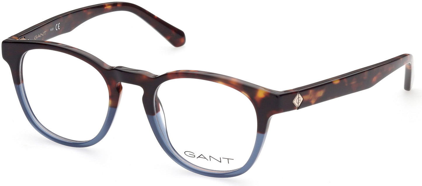 Gant GA3235 Round Eyeglasses 052-052 - Dark Havana