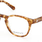 Gant GA3235 Round Eyeglasses 053-053 - Blonde Havana