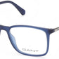 Gant GA3239 Rectangular Eyeglasses 091-091 - Matte Blue