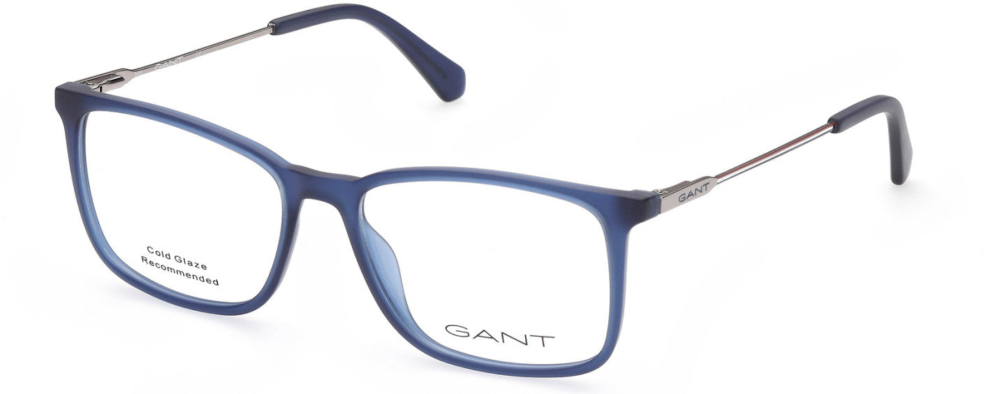 Gant GA3239 Rectangular Eyeglasses 091-091 - Matte Blue