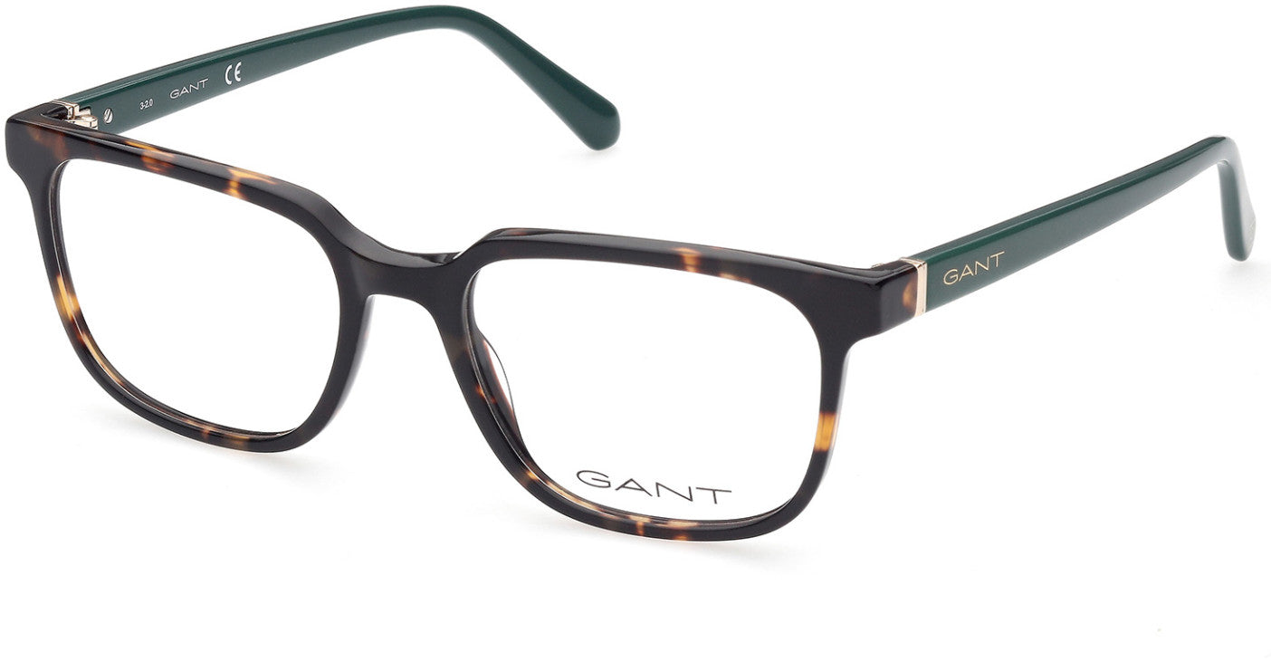Gant GA3244 Square Eyeglasses 052-052 - Dark Havana