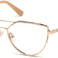 Guess By Marciano GM0346 Geometric Eyeglasses 032-032 - Pale Gold