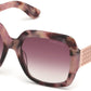 Guess By Marciano GM0806 Butterfly Sunglasses 74F-74F - Pink  / Gradient Brown