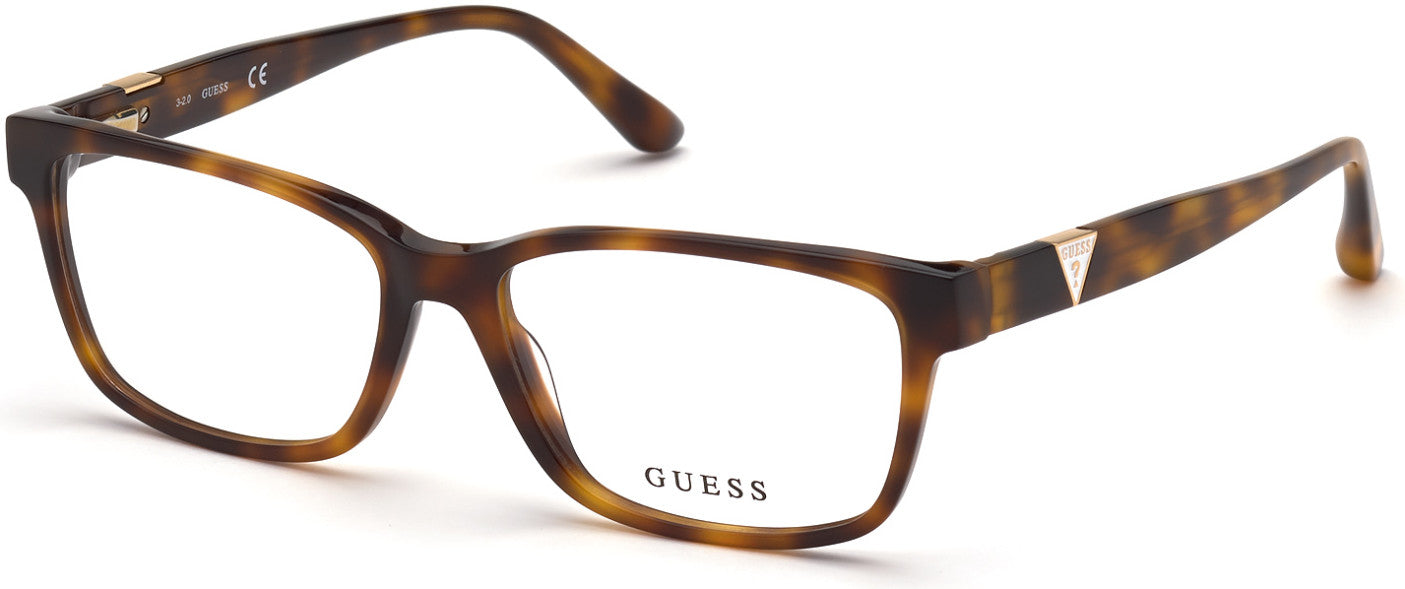 Guess GU2848 Rectangular Eyeglasses 053-053 - Blonde Havana