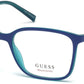 Guess GU3016 Square Eyeglasses 091-091 - Matte Blue