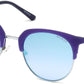Guess GU3026 Round Sunglasses 91W-91W - Matte Blue / Gradient Blue