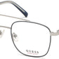 Guess GU3038 Geometric Eyeglasses 090-090 - Shiny Blue