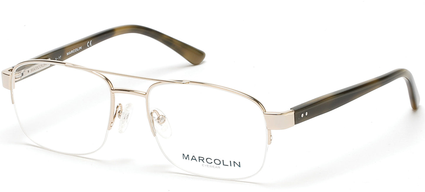 Marcolin MA3009 Eyeglasses 032-032 - Pale Gold