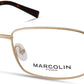 Marcolin MA3024 Rectangular Eyeglasses 032-032 - Pale Gold