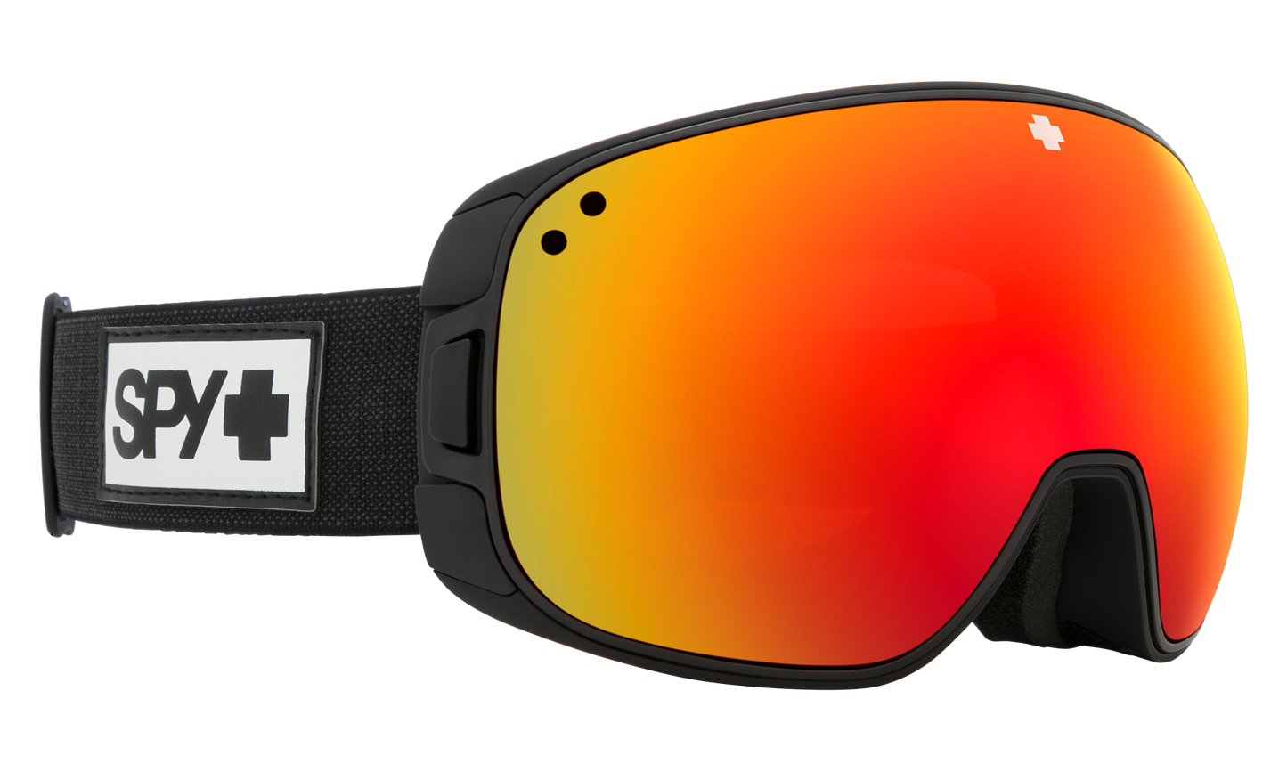 SPY Bravo Snow Goggle Goggles HD Plus Bronze w/ Red Spectra Mirror + HD Plus LL Yellow w/ Green Spectra Mirror Matte Black One Size