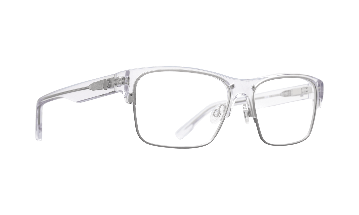 SPY Brody 50/50 59 Eyeglasses Crystal Matte Silver One Size