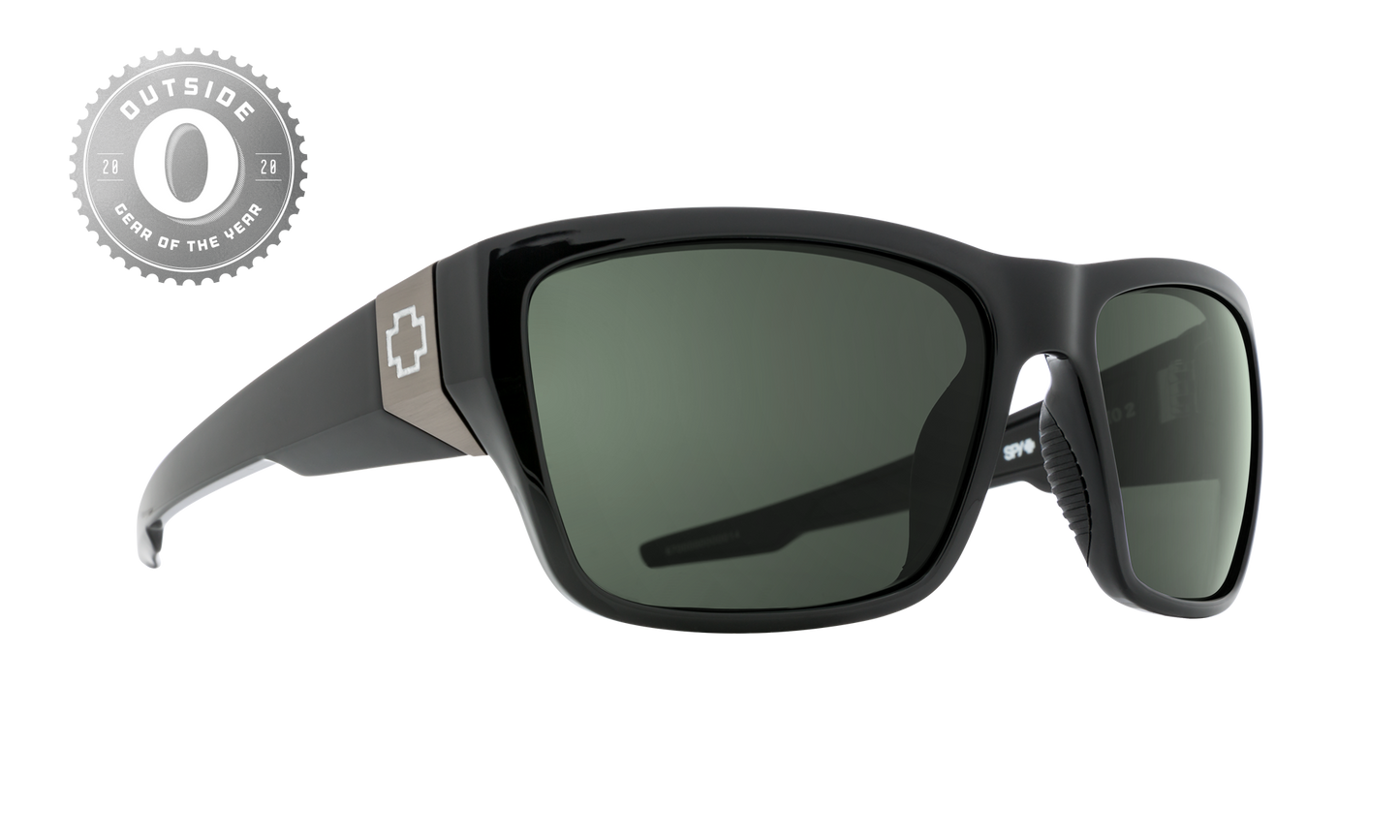 SPY Dirty Mo 2 Sunglasses Happy Gray Green Black 58-16-130