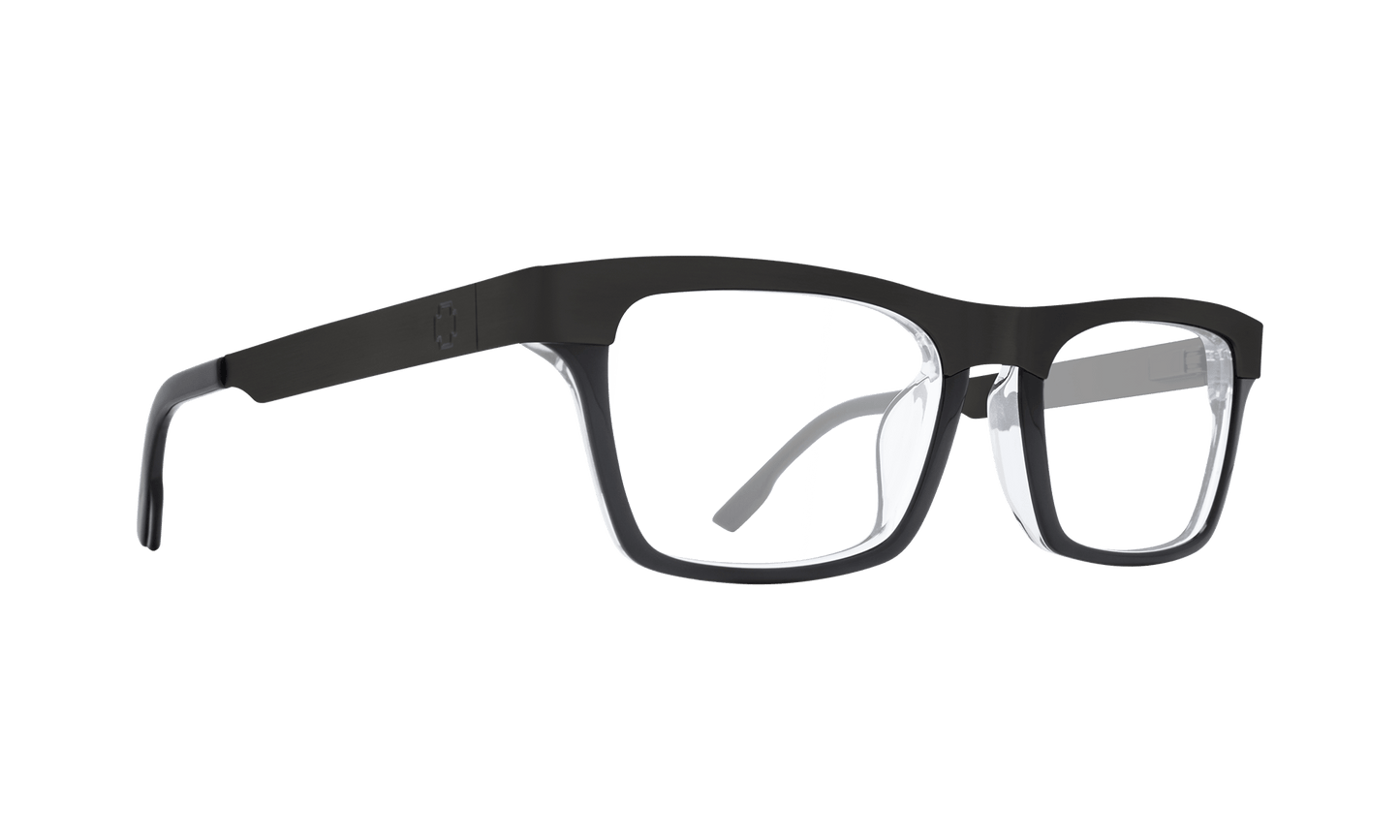 SPY Zade Eyeglasses Black Clear Matte Black One Size