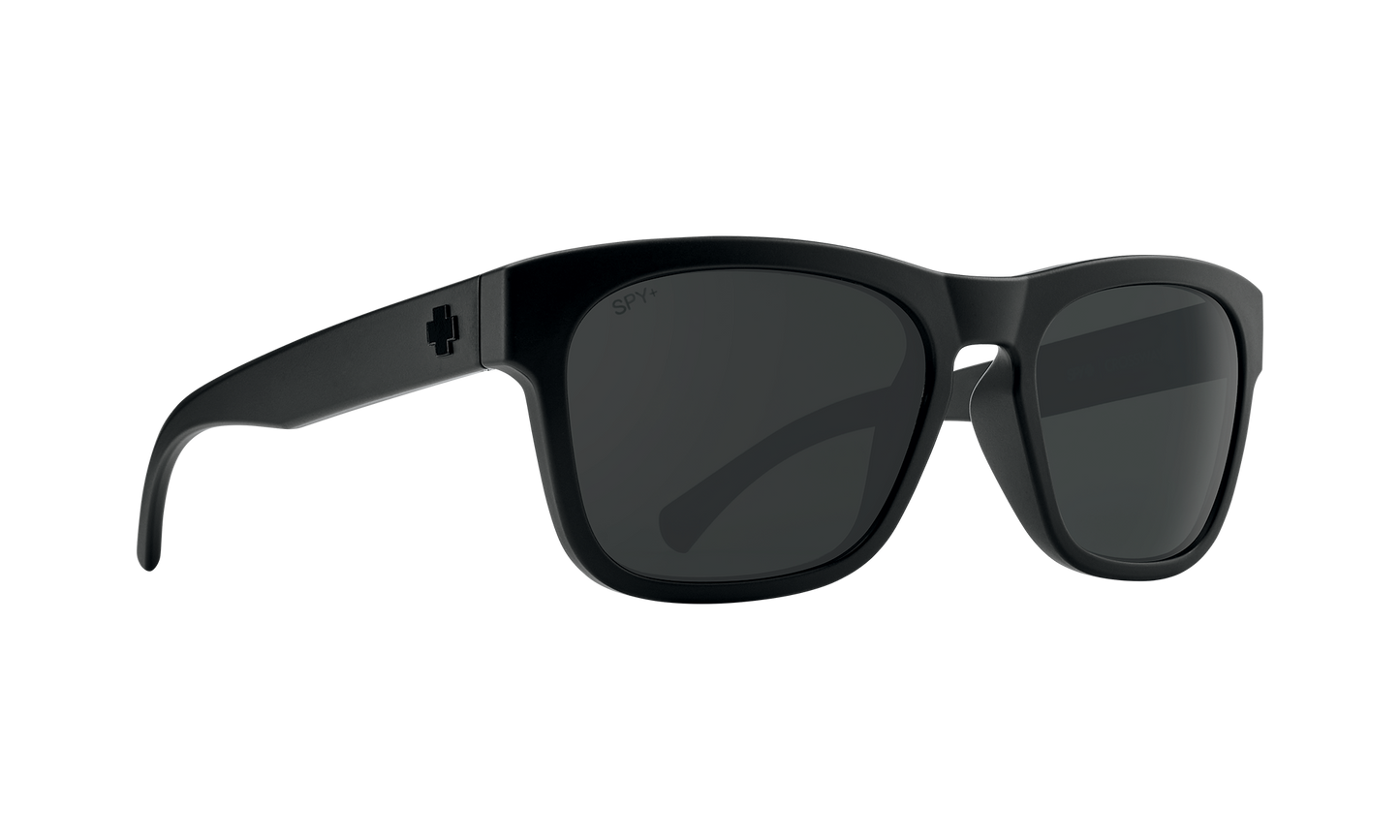 SPY Crossway Sunglasses Gray Matte Black 57-19-142