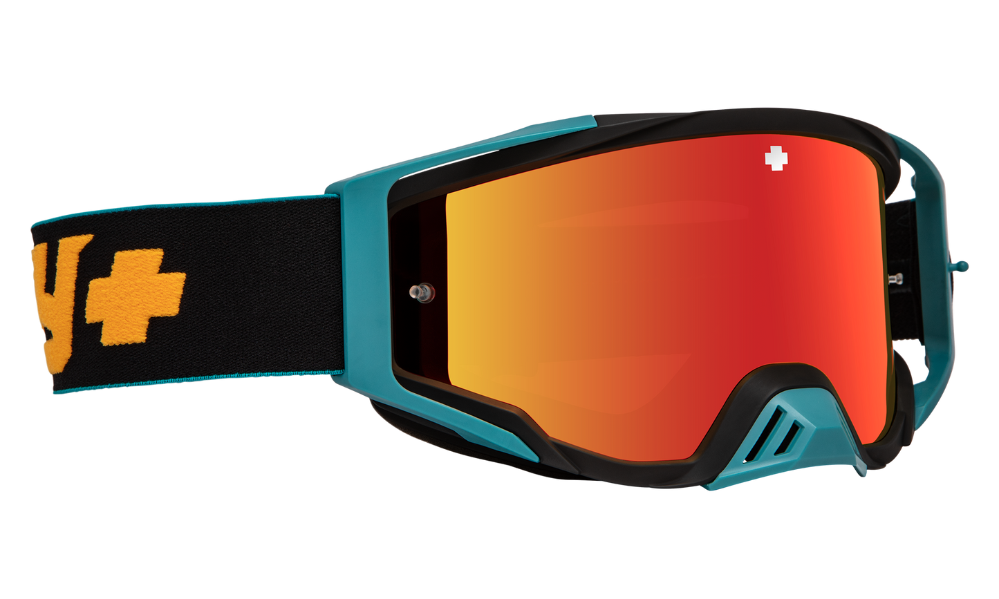 SPY Foundation Mx Goggle Goggles HD Smoke with Red Spectra Camo Orange One Size