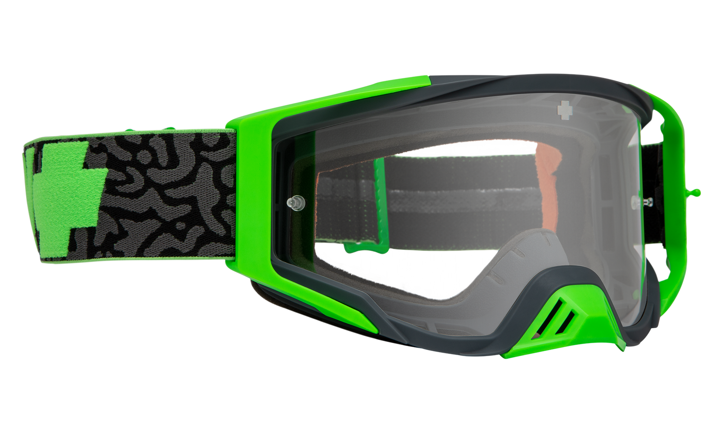SPY Foundation Mx Goggle Goggles HD Clear AFP Maze Green One Size