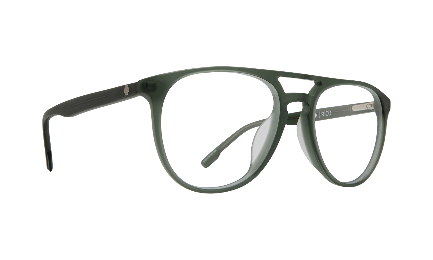SPY Rico Eyeglasses Matte Seaweed a streamlined 52-18-145