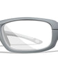 Wiley X YF GAMER Full Rim Eyeglasses  Matte Grey/gloss Orange 57-18-135