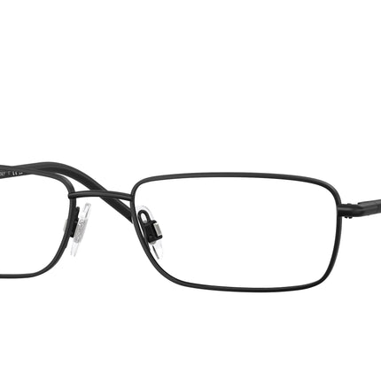 Burberry BE1268 Rectangle Eyeglasses  1007-Black 30-135-17 - Color Map Black