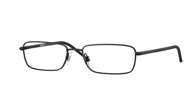 Burberry BE1268 Rectangle Eyeglasses  1007-Black 30-135-17 - Color Map Black