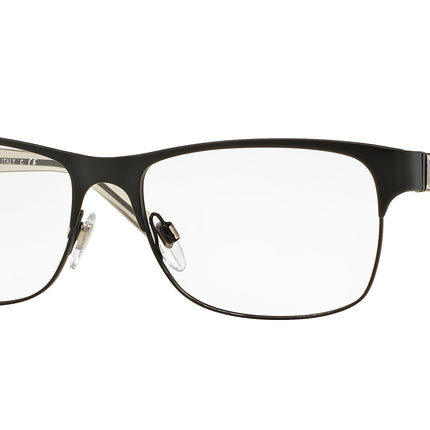 Burberry BE1289 Rectangle Eyeglasses  1007-Matte Black 55-140-16 - Color Map Black