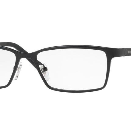Burberry BE1292TD Rectangle Eyeglasses  1007-Matte Black 55-145-15 - Color Map Black